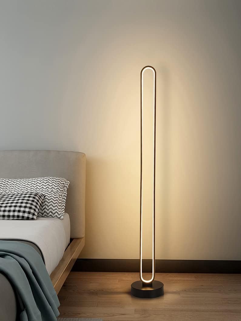 Modern LED Floor Lamp Dimmable with Remote Control 3-Colors Light E2128