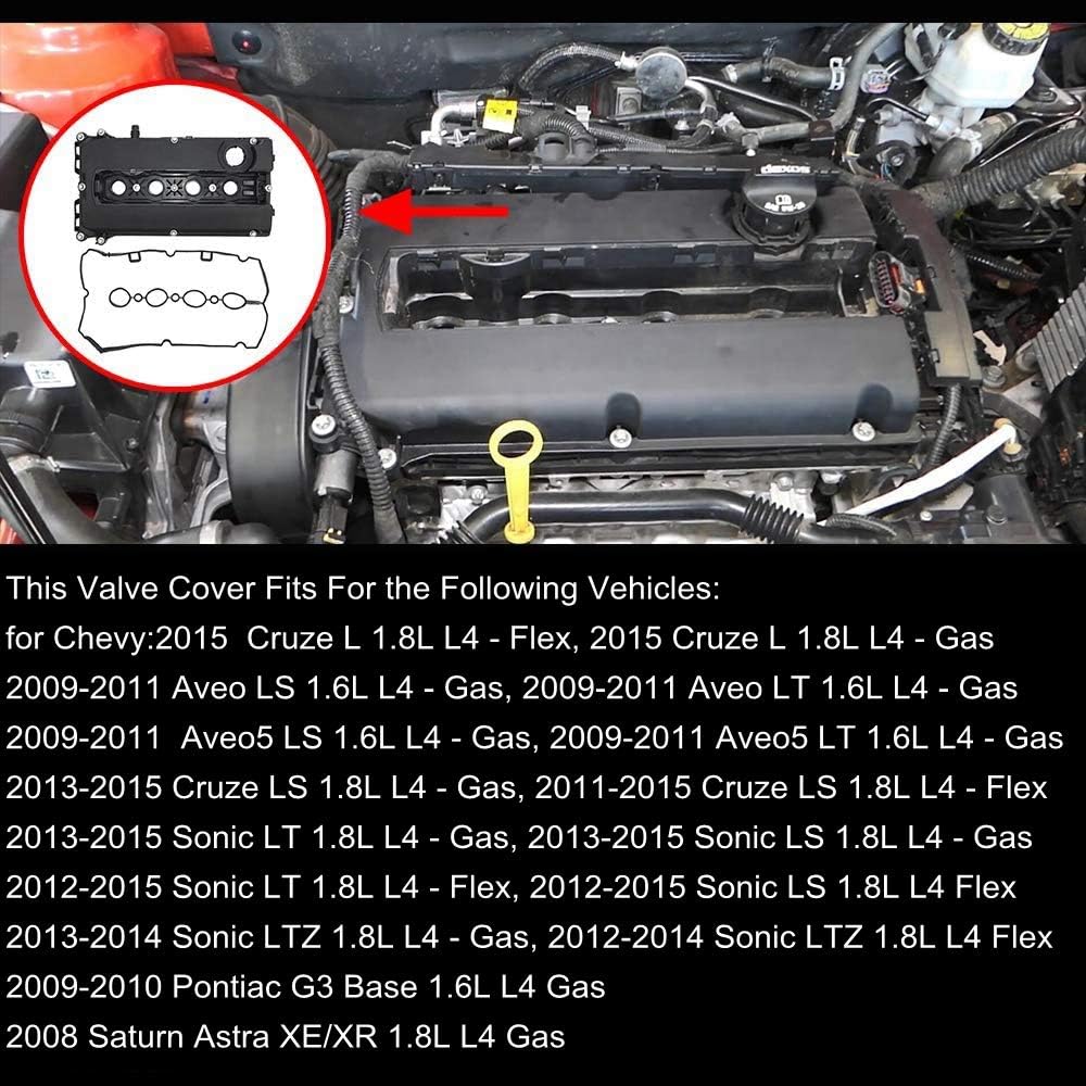 Camshaft Valve Cover with Gasket Pack of 2 X54153