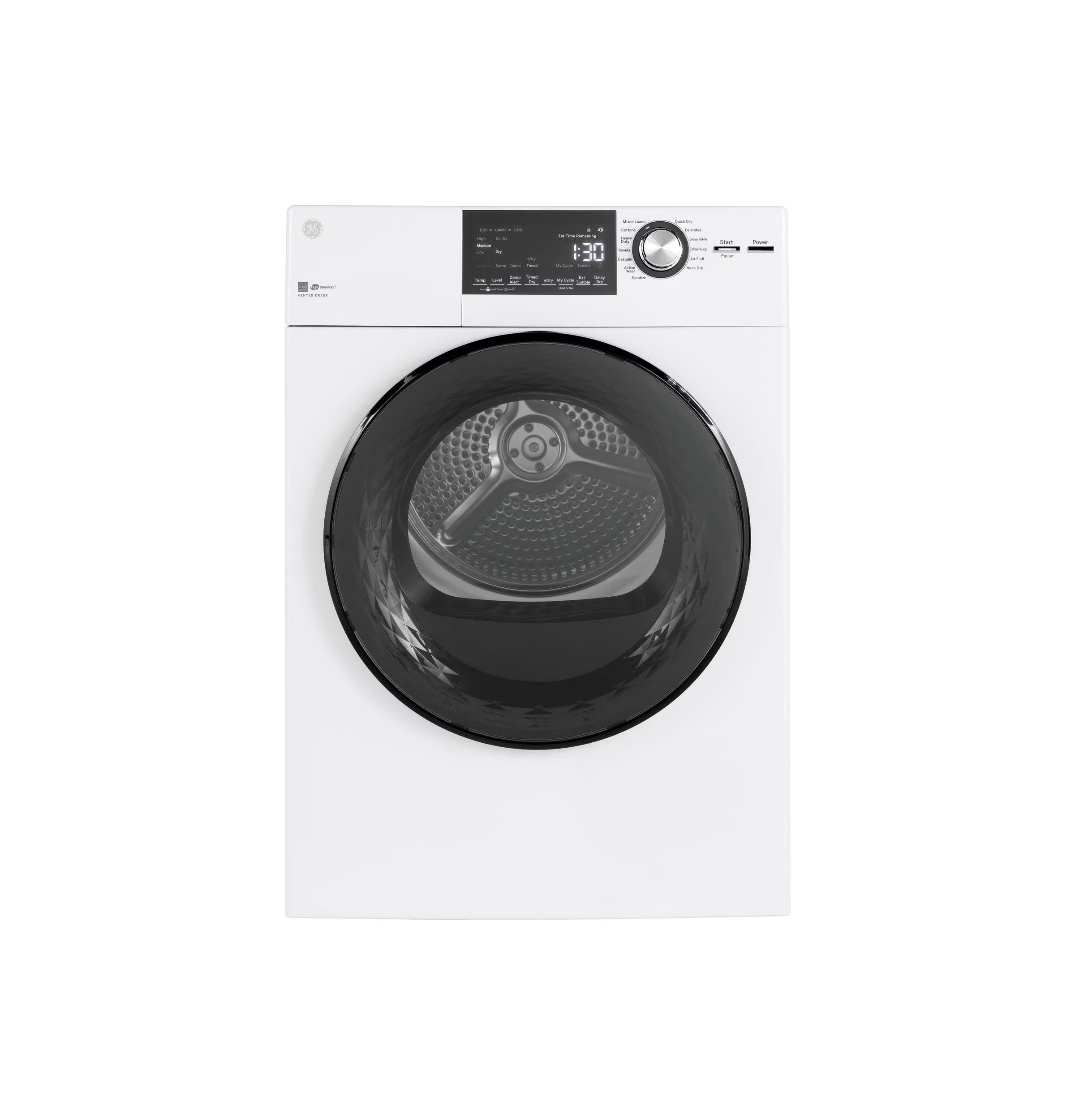 24" 4.3 Cu.Ft. Front Load Vented Electric Dryer with Stainless Steel Basket C691