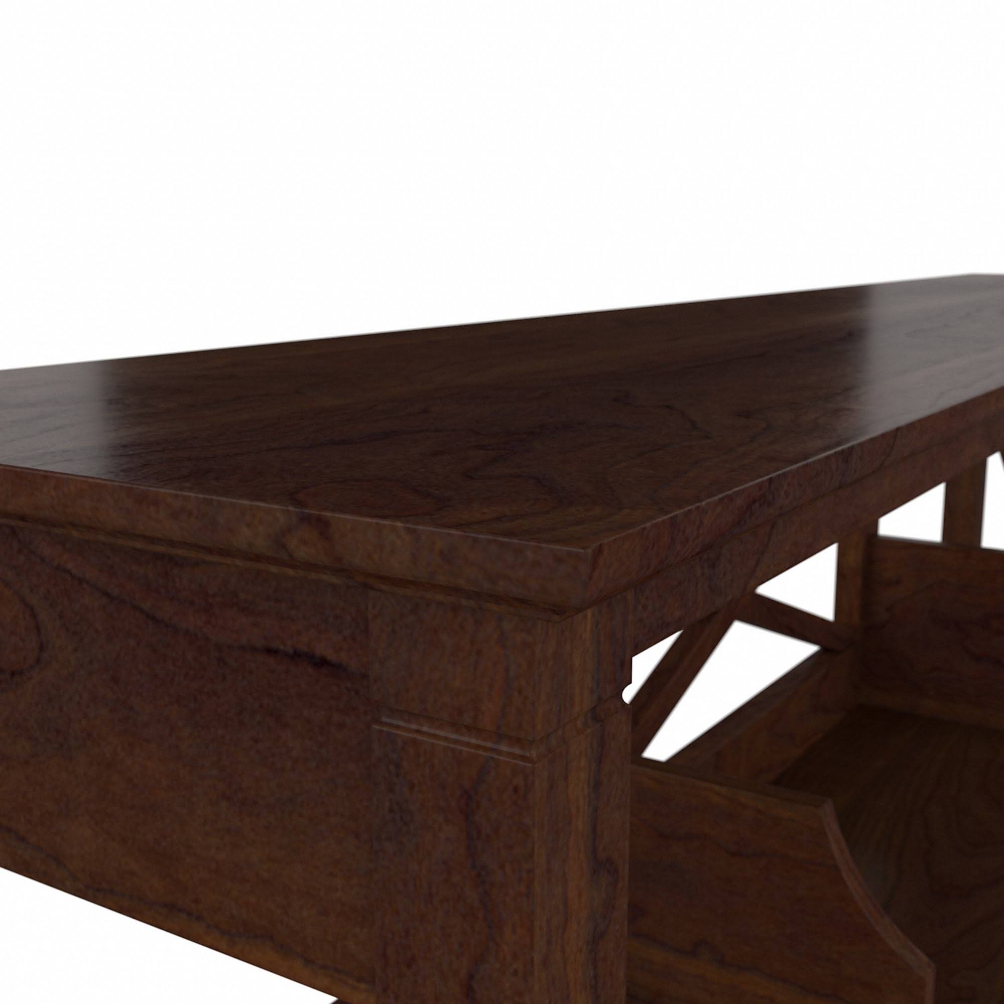Dark Gray Hickory L Shaped Desk with Hutch and 2 Drawer Mobile File Cabinet R943