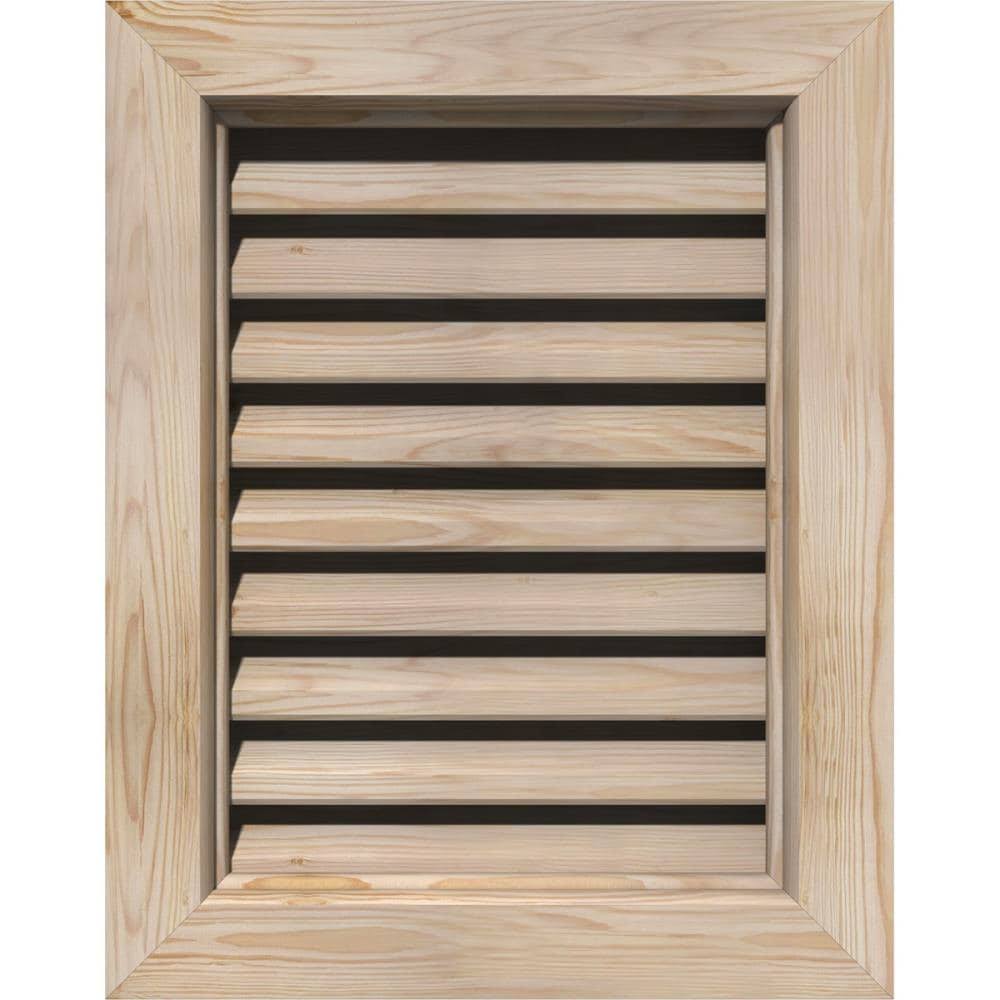 Unfinished Pine Gable Vent F719