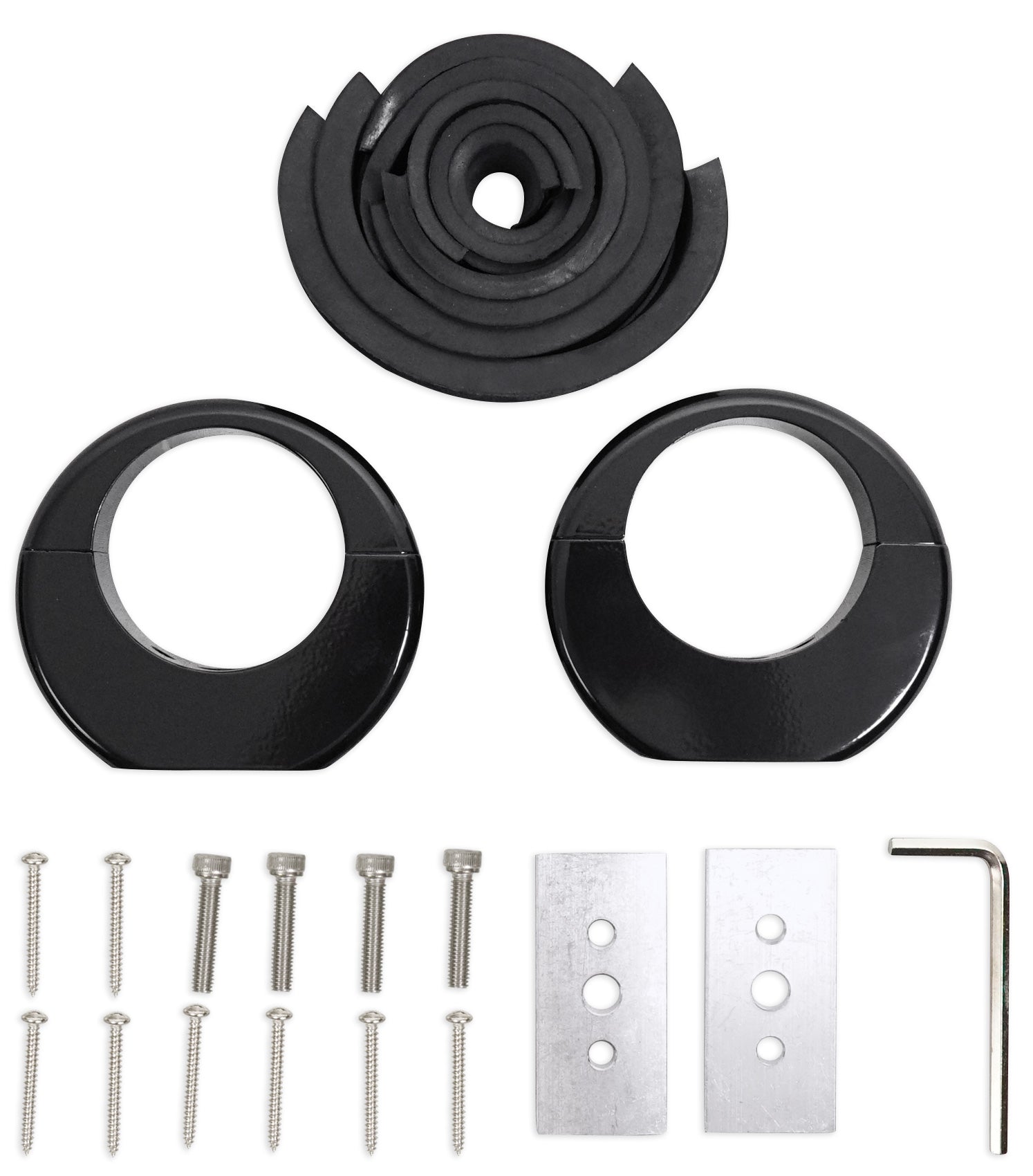 8" Black Wakeboard Tower Enclosure Pods for Marine Speakers E53547