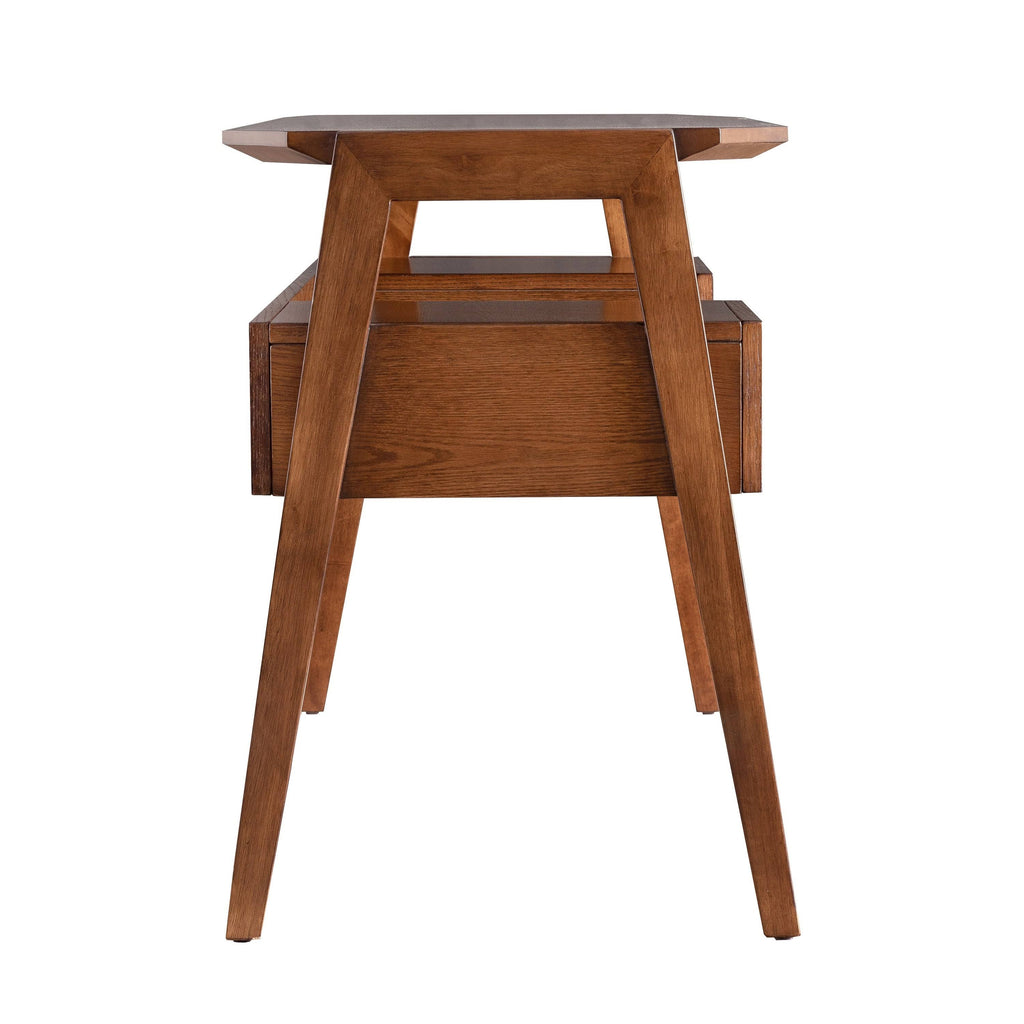 White Writing Desk with Storage K747