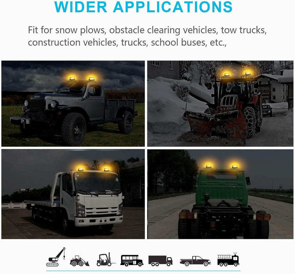 80W Automatic Light-sensitive Warning Strobe Light for Trucks J938