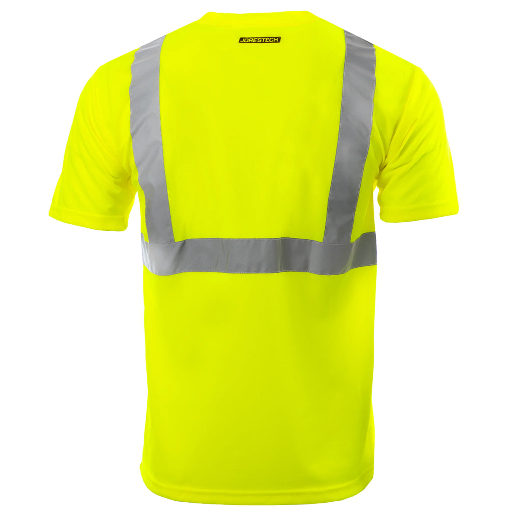 5-Pack Hi-Vis Short-Sleeve Work Safety T-Shirt U128444