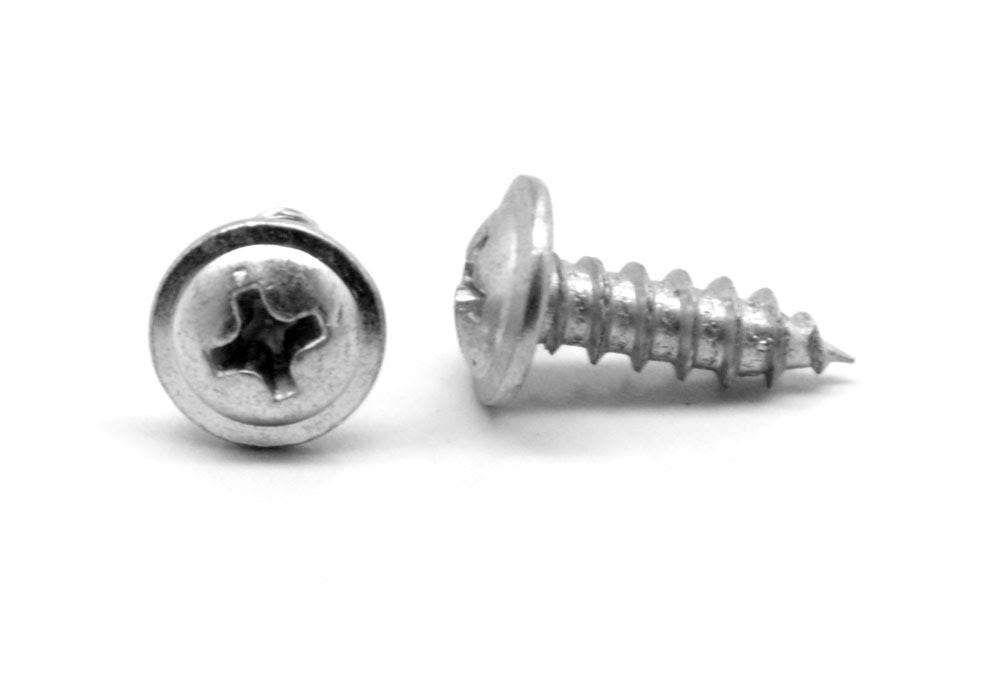 #6-20 x 3/4 Sheet Metal Screw Phillips Round Washer Head Type AB Low Carbon Steel Zinc Plated L3107