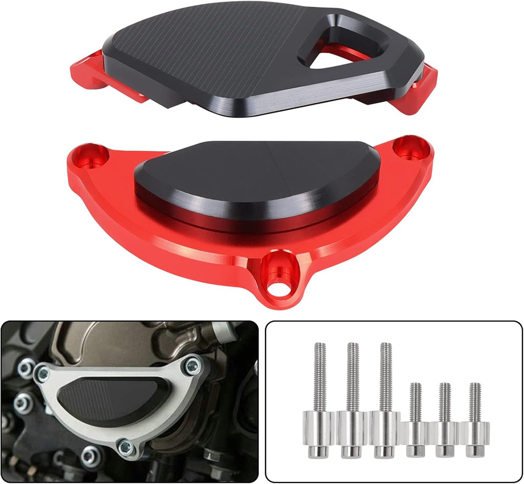 Engine Guard Cover Frame Protector for Yamaha MT10 2016-2019 Red Pack of 2 L28206