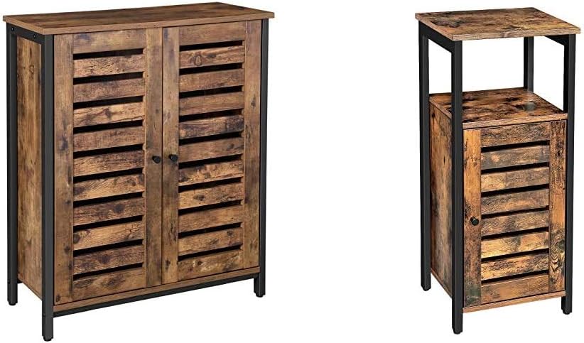 Rustic Brown Storage Cabinet D40703