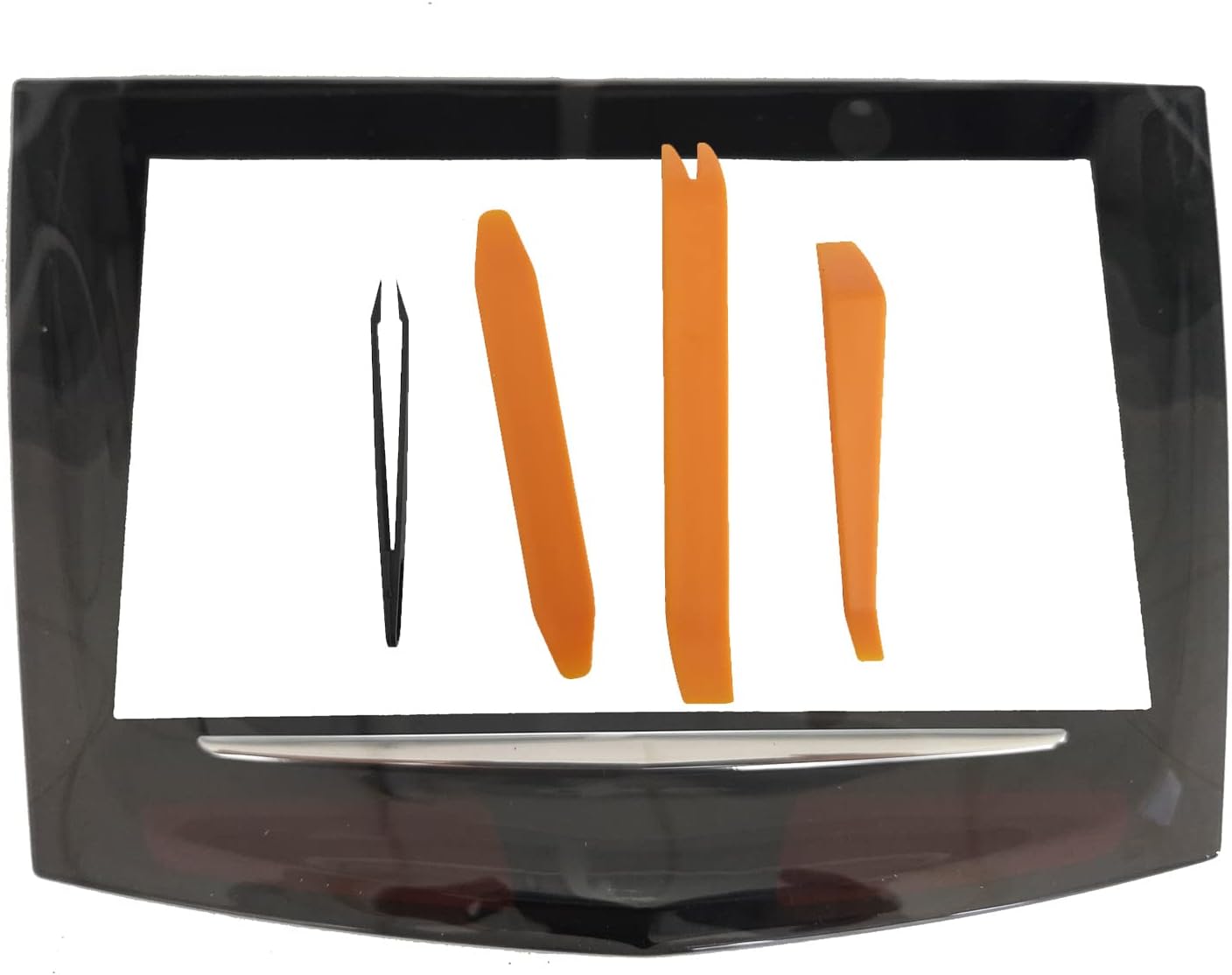 Touch Screen Monitor Replacement Screen Compatible with Cadillac Car 2018 2019 2020 2021 ATS Escalade SRX XTS CTS CTS-V Pack of 2 R148