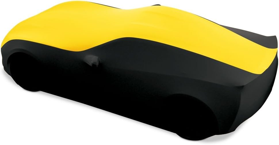 Red/Black Stretch Satin Indoor Car Cover M202014