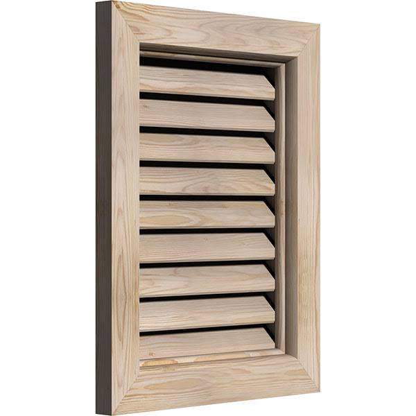Unfinished Pine Gable Vent F719