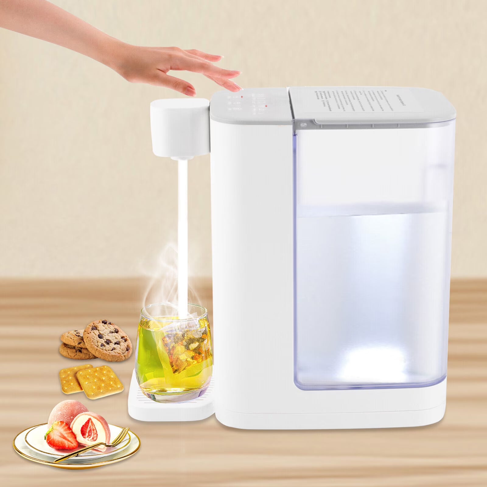 White Countertop Electric Kettle O22165