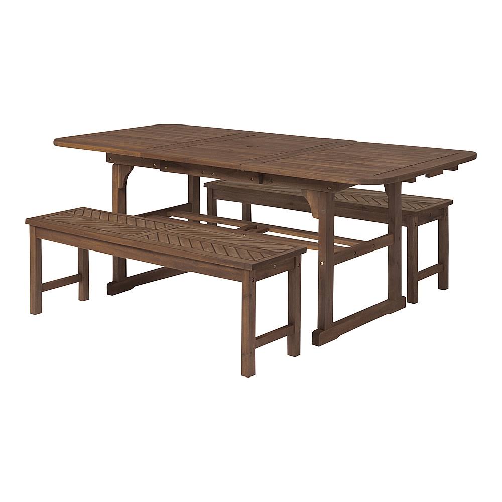 3-Piece Windsor Patio Dining Set Dark Brown M928273