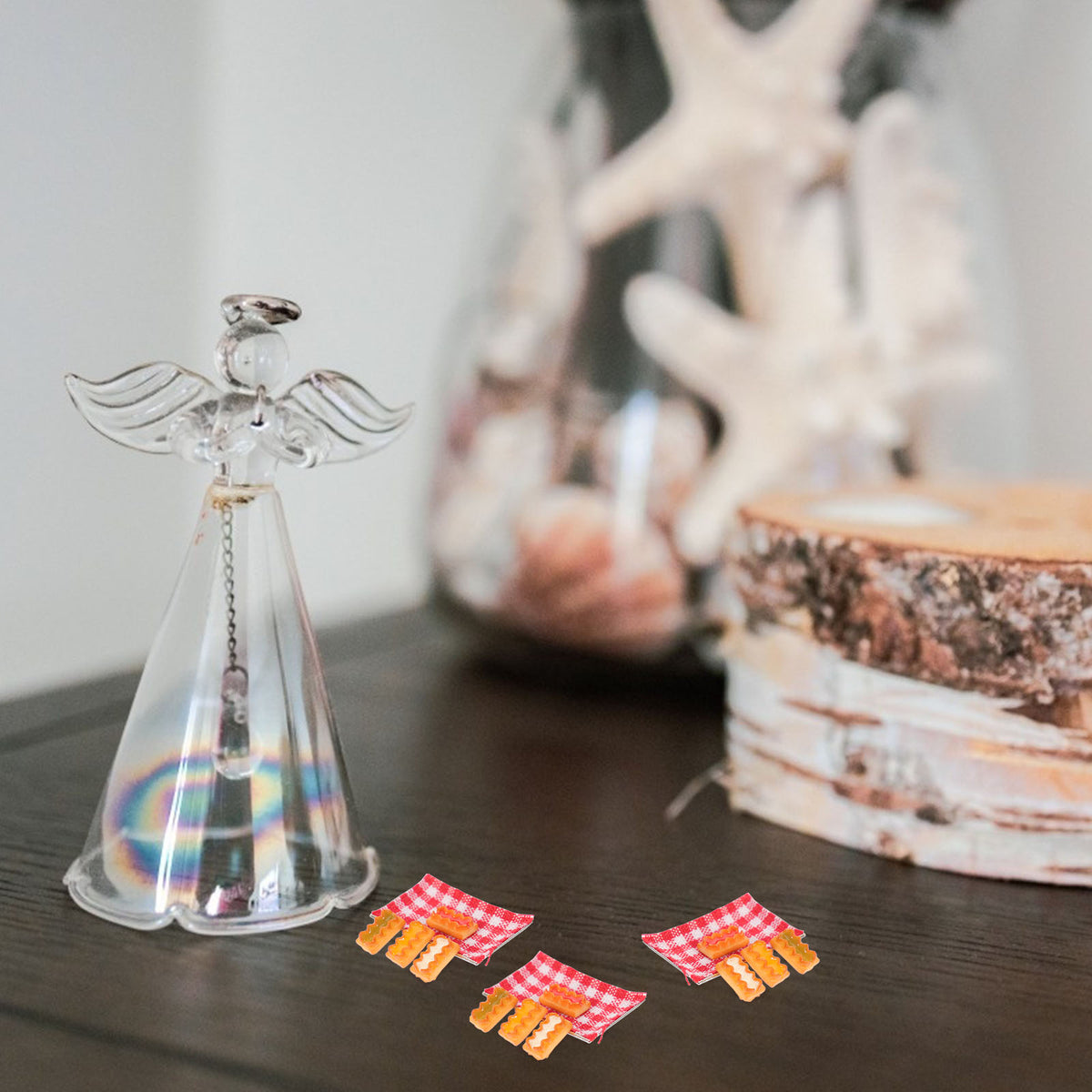 5 Pcs Miniature Decorative Cookies Biscuits Models Toy Y919