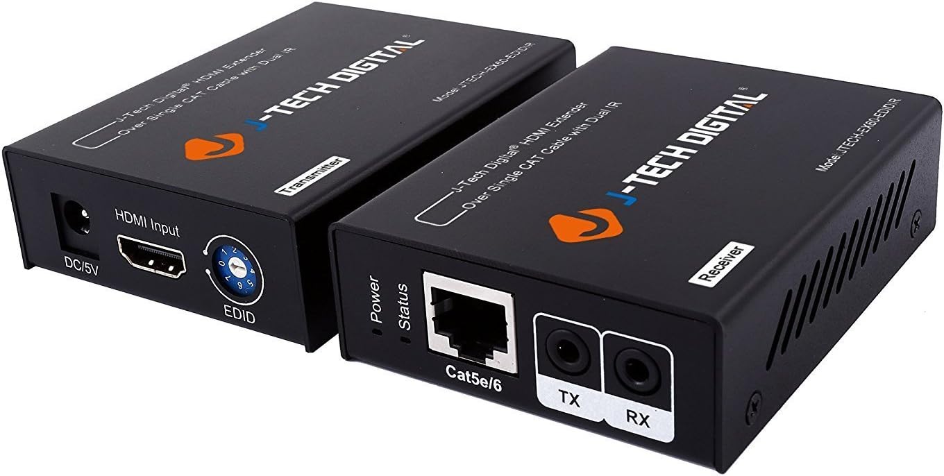HDMI Extender by Single Cat 5E/6/7 with Dual IR and EDID Support R49197