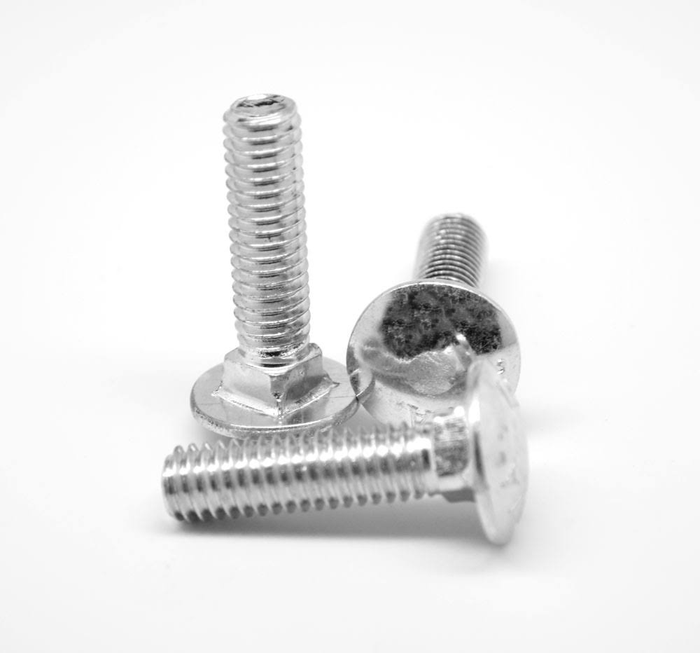 5/16x22-18 x 8x22 (PT) Coarse Thread Carriage Bolt Stainless Steel 18-8 Pk 150 P903