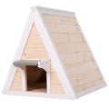 Solid Wood Cat Condo Outdoor Pet Shelter D470