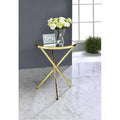 Gold 3 Legs End Table F83945