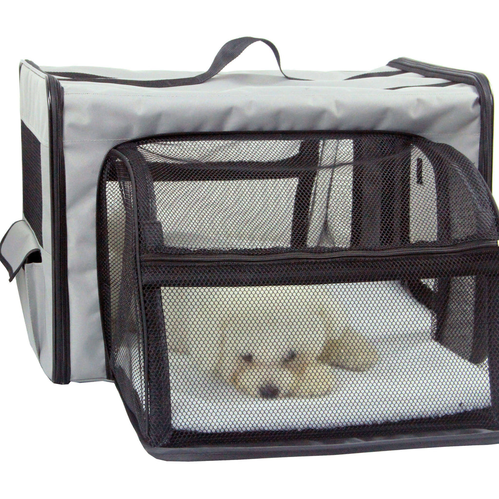 Pink Small Folding Wire Pet Dog Crate O4421