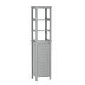 Gray Free-Standing Linen Cabinet Z415683