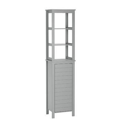 Gray Free-Standing Linen Cabinet Z415683