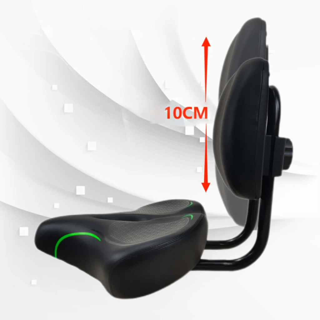 Green Bicycling Bike Seat with Backrest F61341