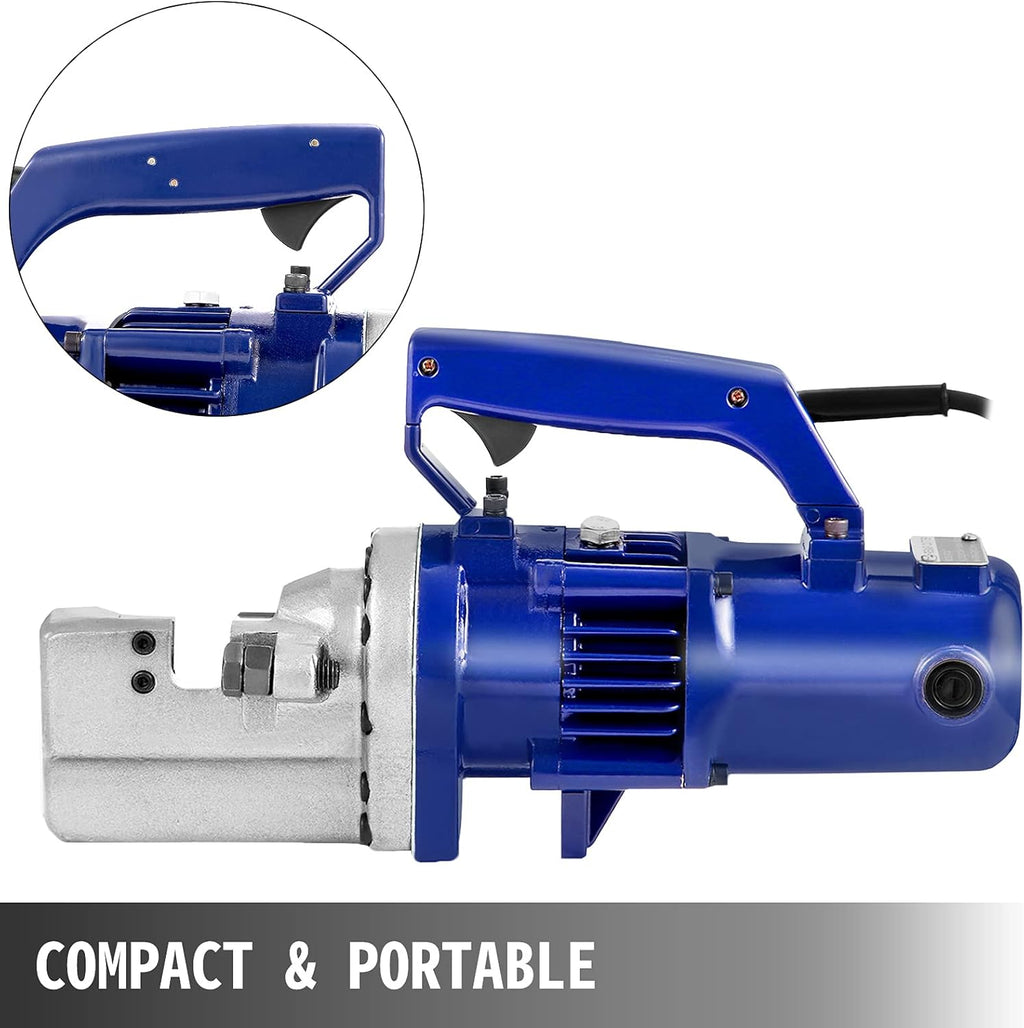 Electric Hydraulic Rebar Cutter, 1350W 110V, Cut 7/8inch 22mm Rebar L1663