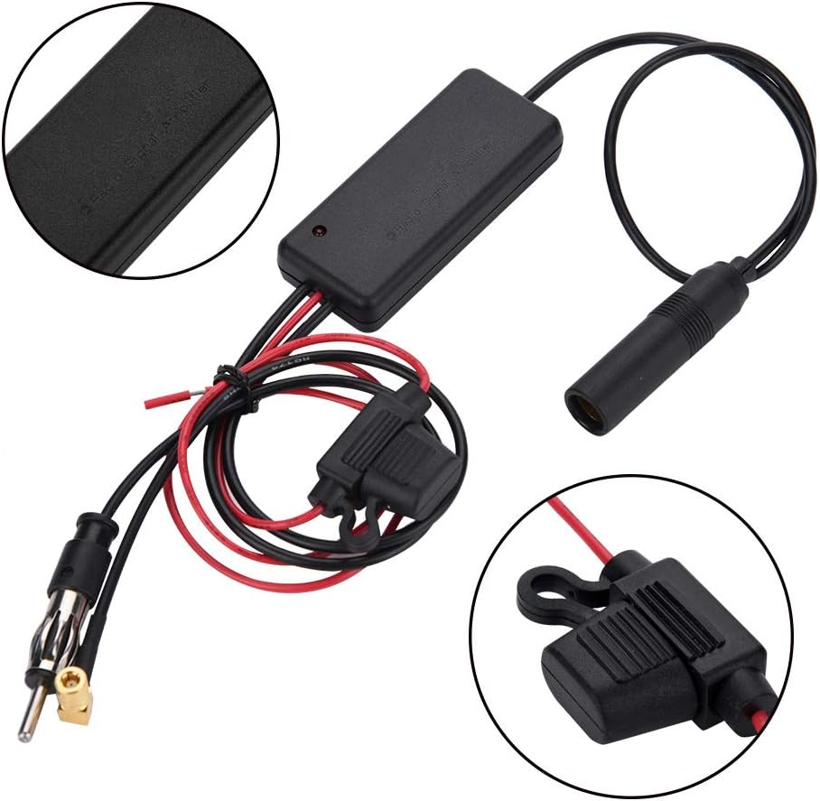 AM FM Radio TV Signal Amplifier Antenna Booster G488