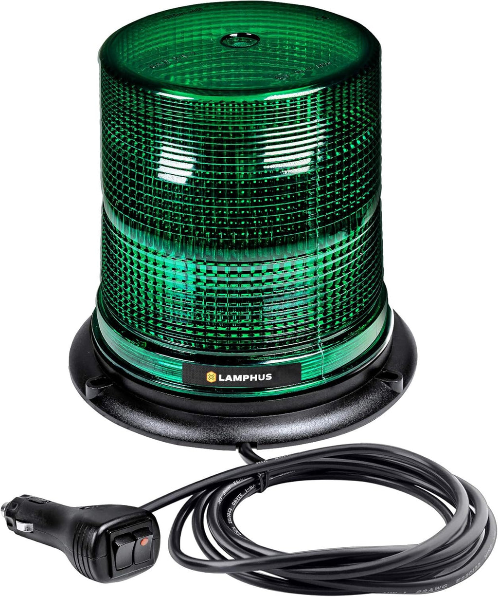 5" 12W White LED Strobe Warning Beacon Light, Pack of 2 B1141