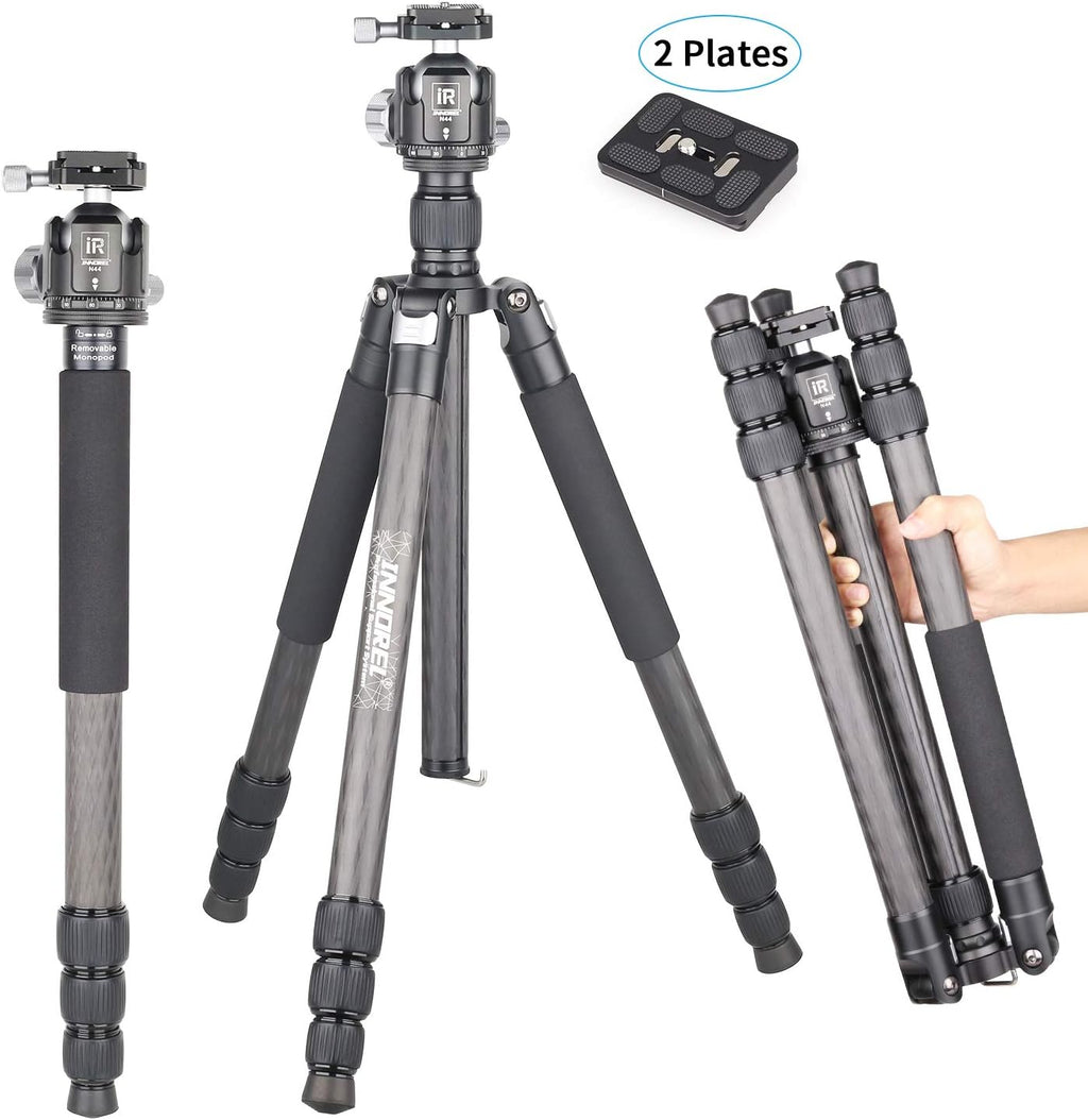 Carbon Fiber Tripod Heavy Duty Stand for Digital DSLR Camera H145