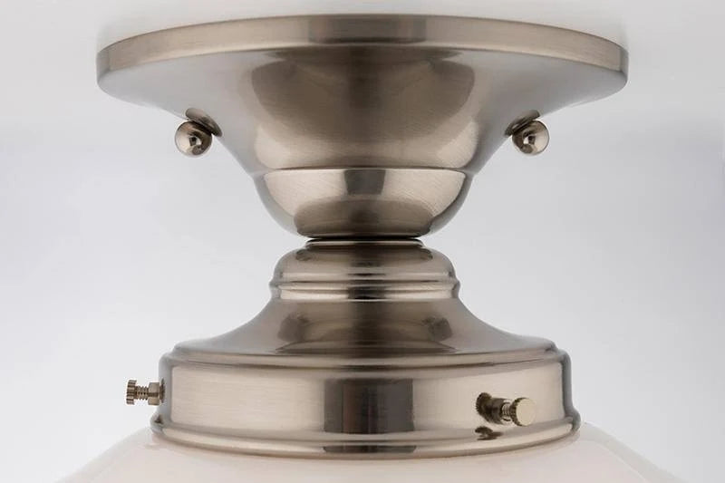 Satin Nickel Semi Flush Light I855