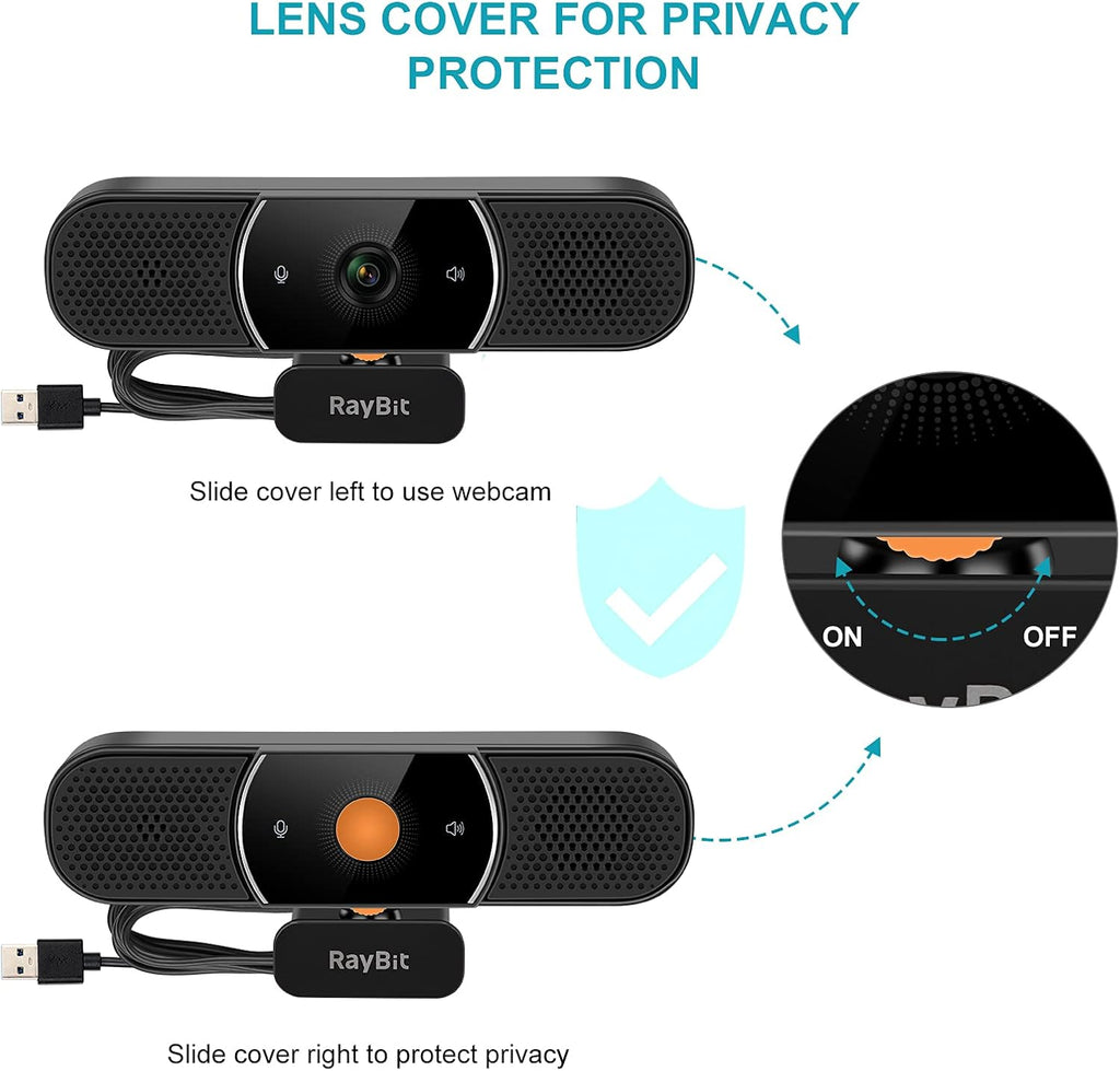 1080p HD Webcam with Microphone and Speaker C142