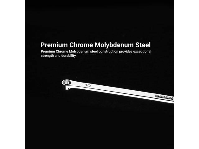 0 Degree Offset Extra Long Box End Wrench Set, Metric, 8-19 mm, 12 Sizes, 6-Piece T1555