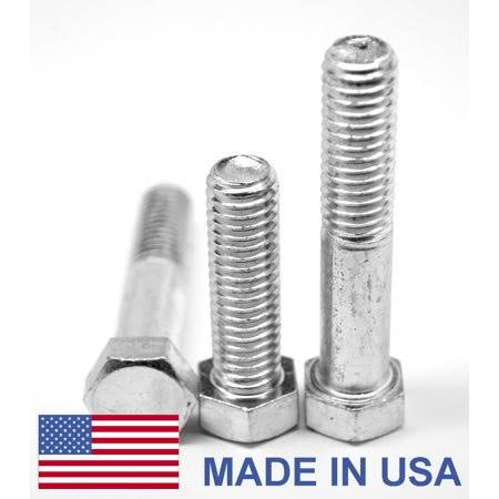 7/16-20 x 1 1/4 Fine Thread Grade 5 Hex Cap Screw, Zinc Plated, Pk 100 E5229