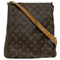 Brown Monogram Shoulder Bag A582
