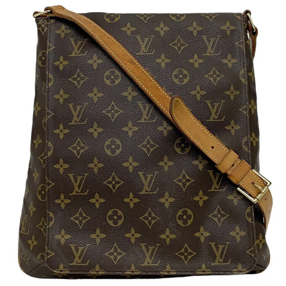 Brown Monogram Shoulder Bag A582
