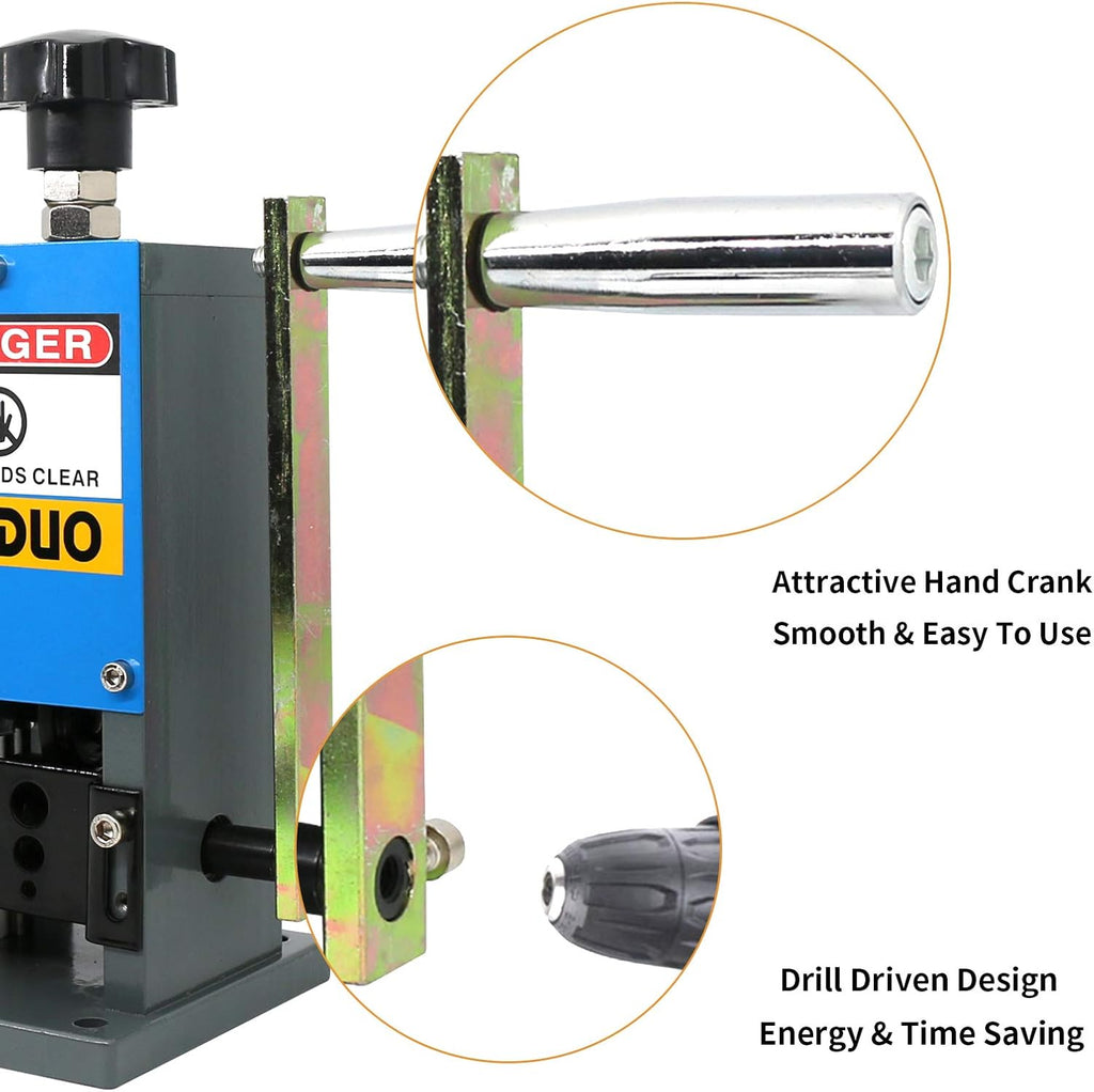 Manual Wire Stripper Machine 0.06-1 60ft/Min Cable Strippers V6881