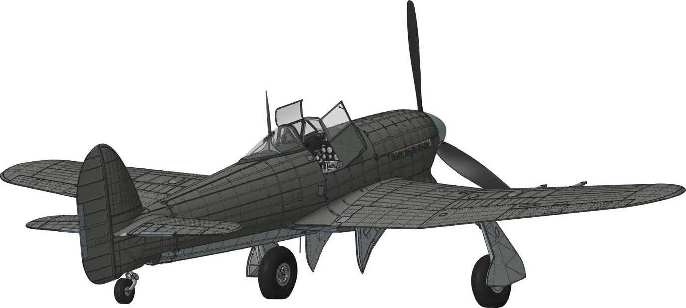 1/24 Hawker Typhoon Mk.1B H42458