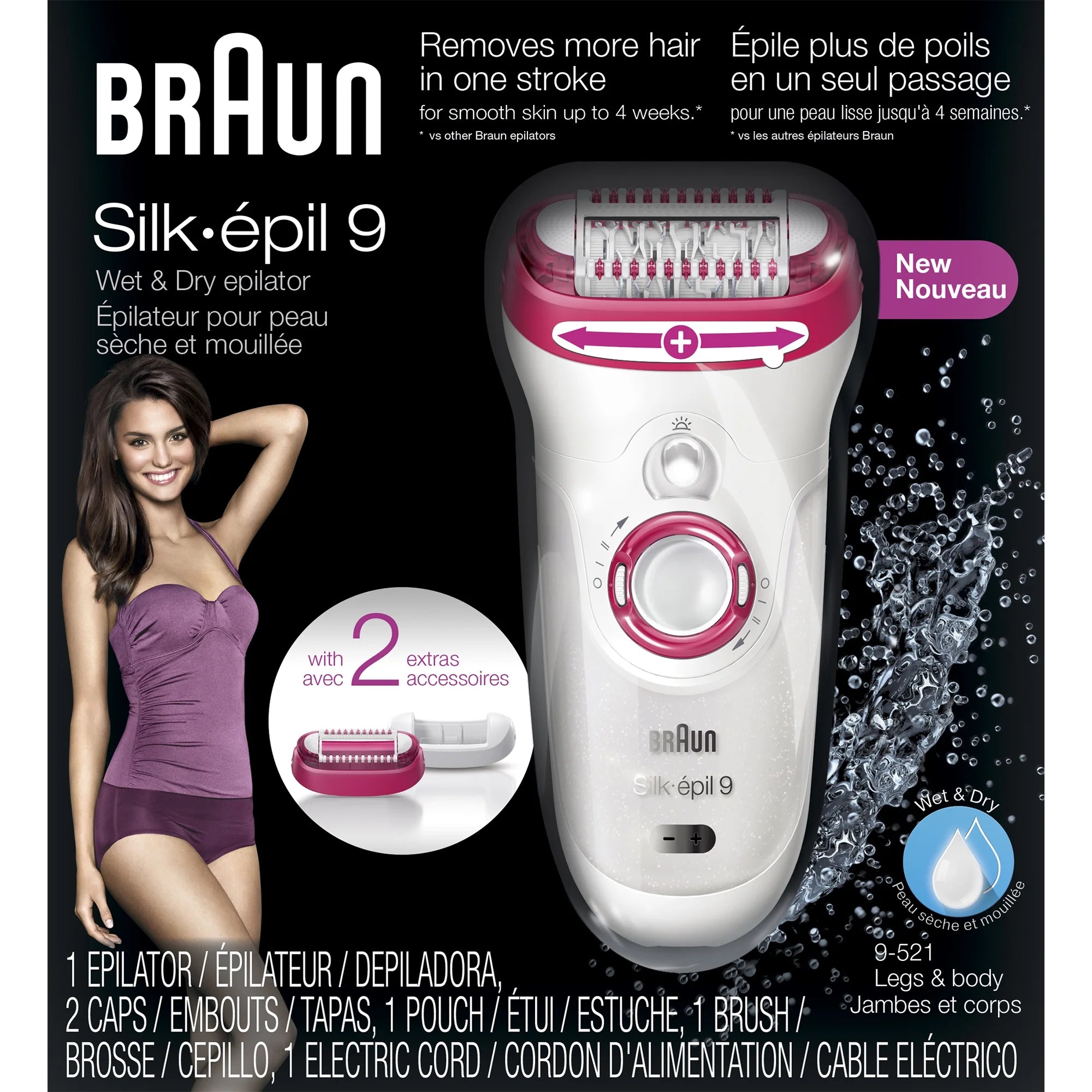 Wet & Dry Cordless Epilator D702