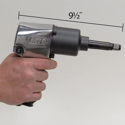1/2-Inch Drive Aluminum Pneumatic Air Powered Impact Wrench, 2-Inch Anvil, Twin Hammer, Max Torque 680, Weight 6 lbs L71891