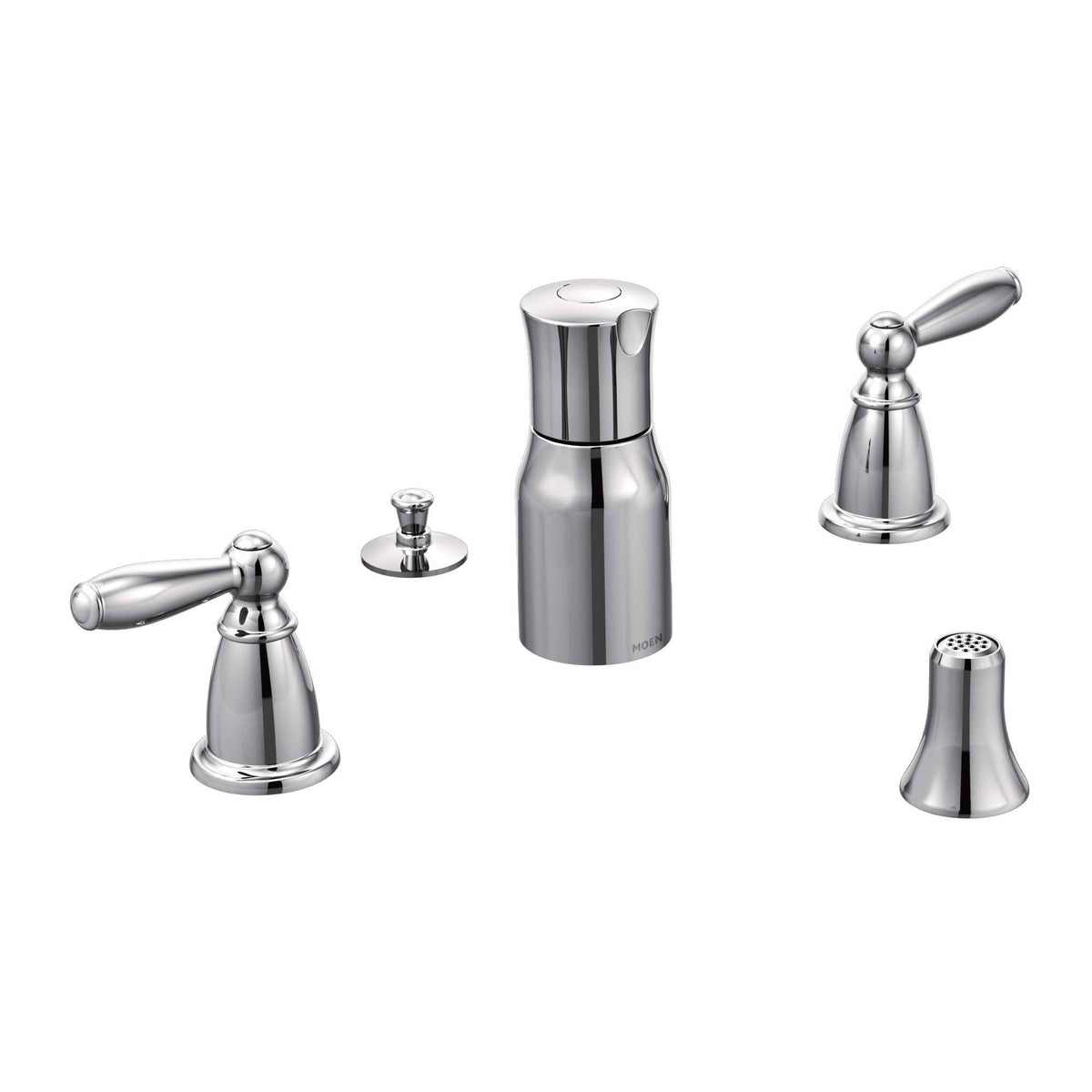 Chrome Two-Handle Bidet Faucet F6296