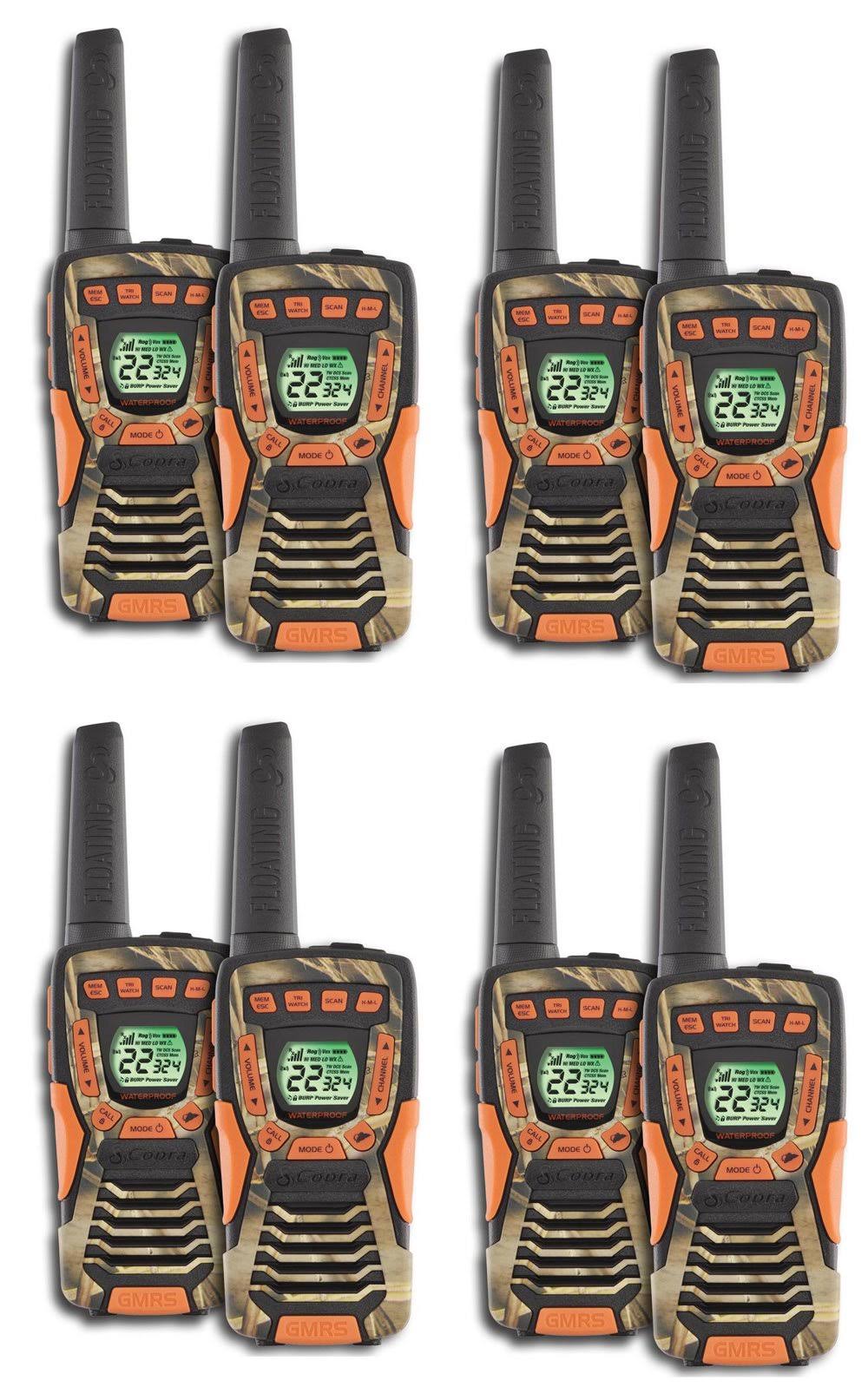 37 Mi Waterproof Floating 2Way Radios Walkie Talkies 8 pack A1438