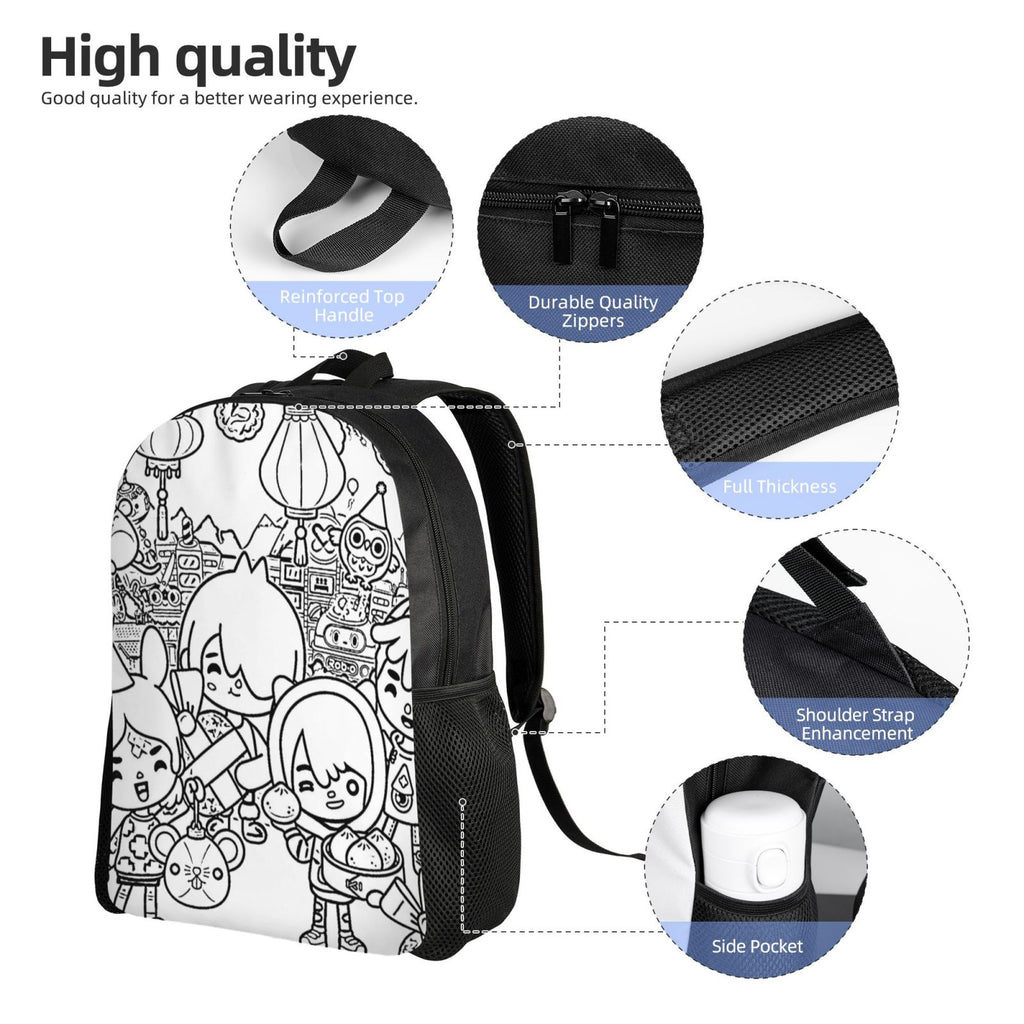 Lightweight Unisex Daypack Backpack L7899