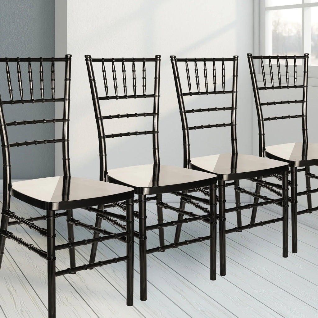 Set of 4 Acrylic Chiavari Chairs I451624