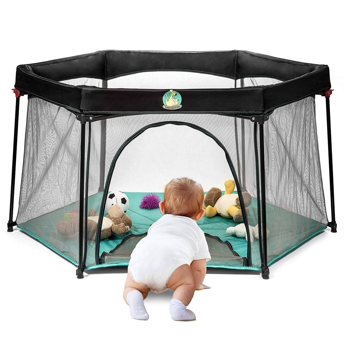 Portable Mesh Baby Playard with Carrying Case A496169