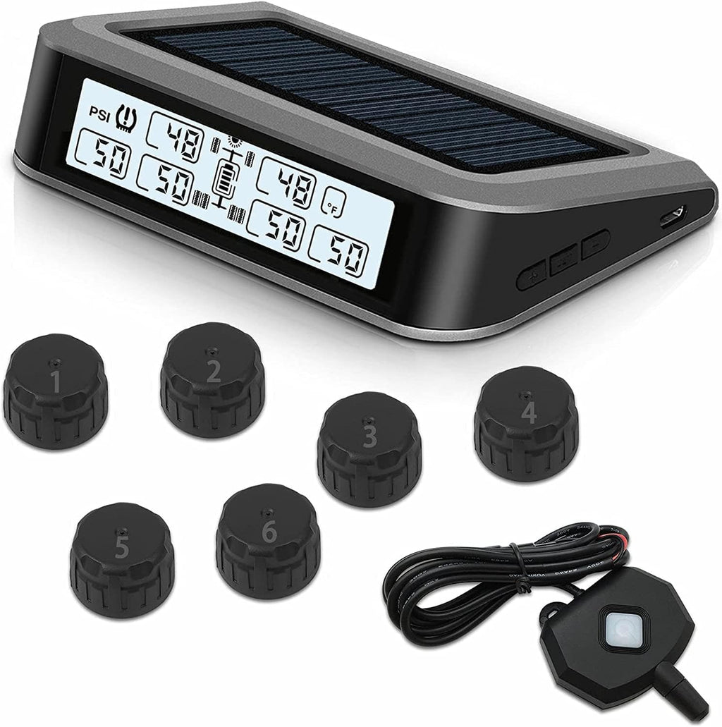 Solar TPMS Tire Pressure Monitoring System with 4 Sensors N4808