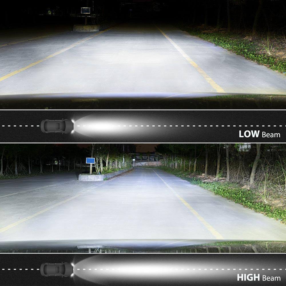 RGB Halo Headlights and Fog Lights Combo for Jeep Wrangler JK M271