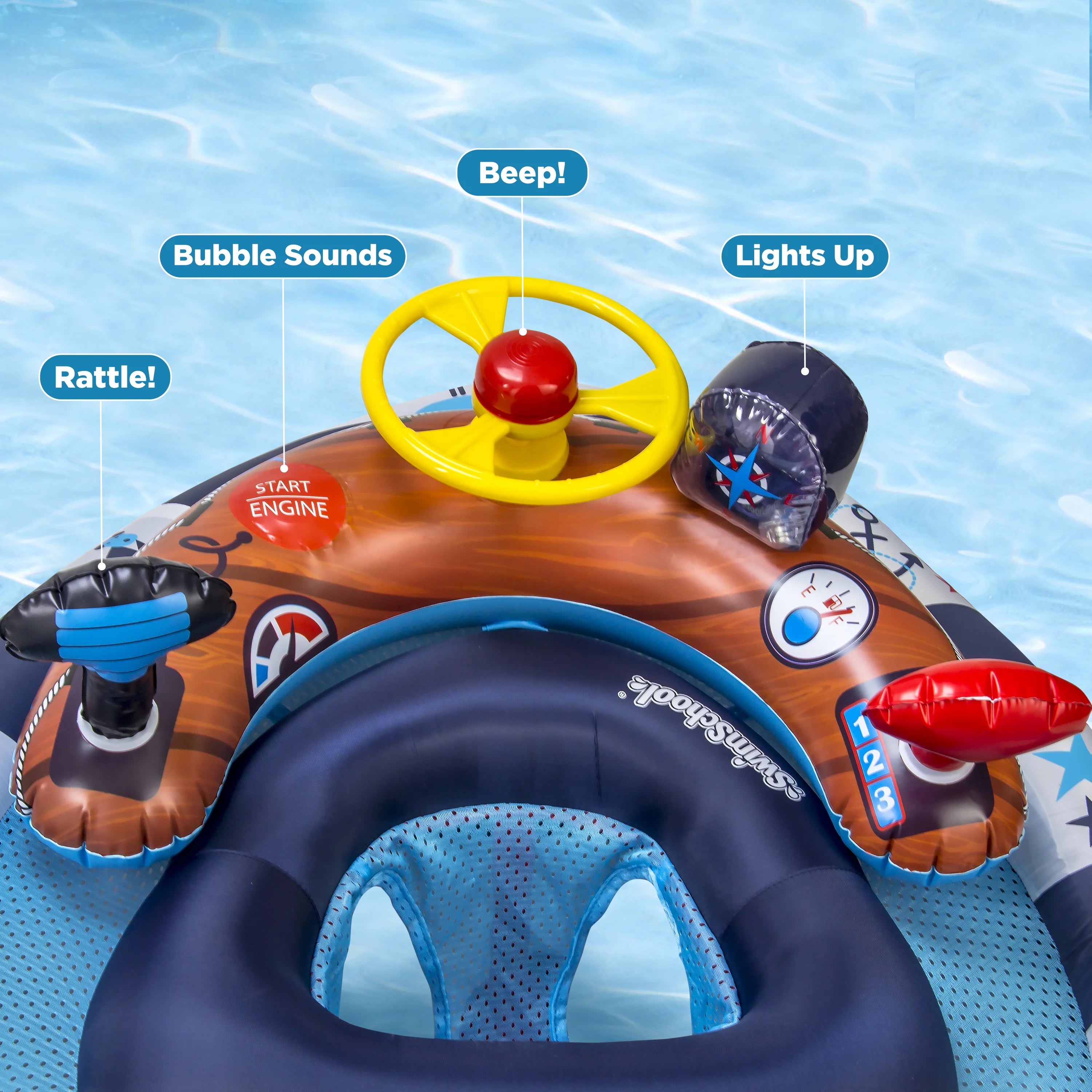 Baby Boat with Adjustable SunShade K265