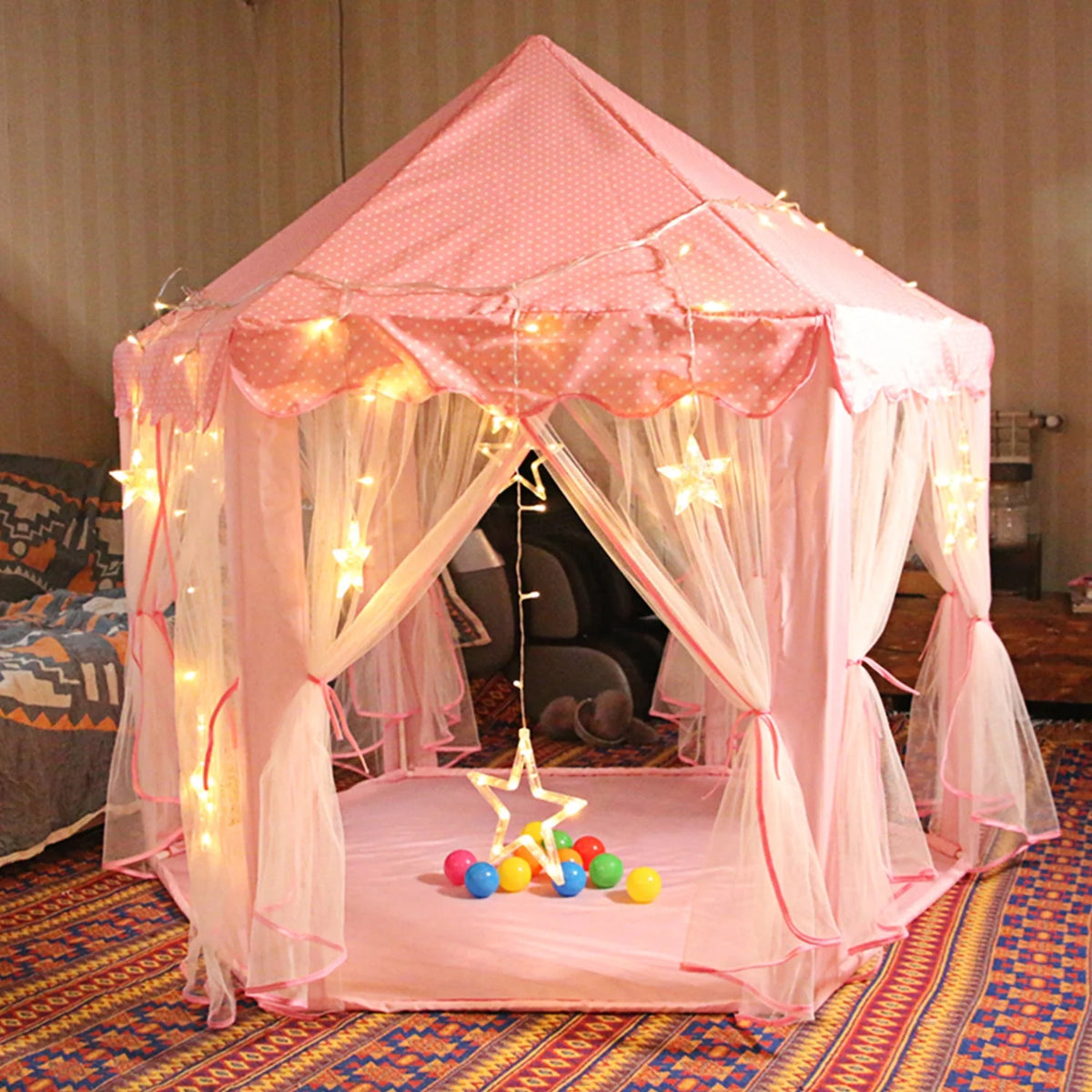 Kids Fairy Play House Tent with Carry Case B779