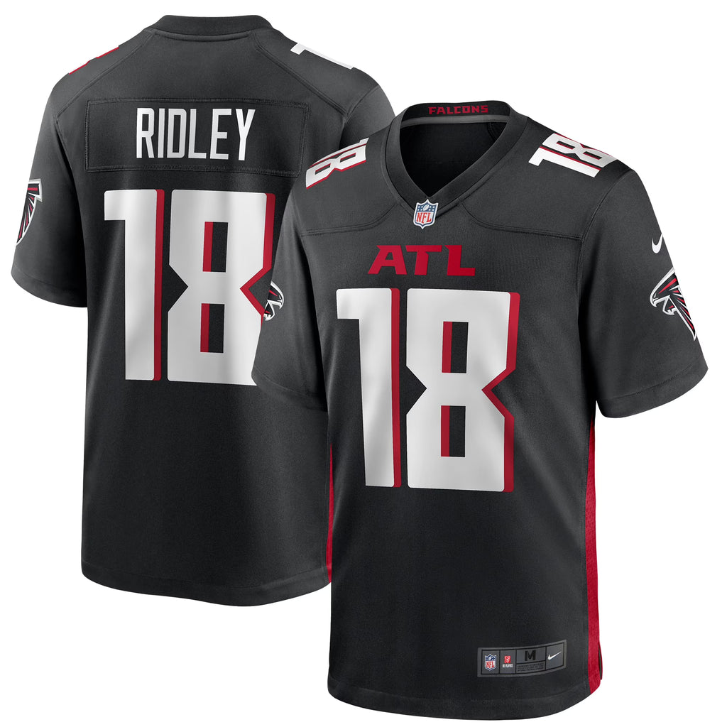Men's Black Atlanta Falcons Game Player Jersey W894198